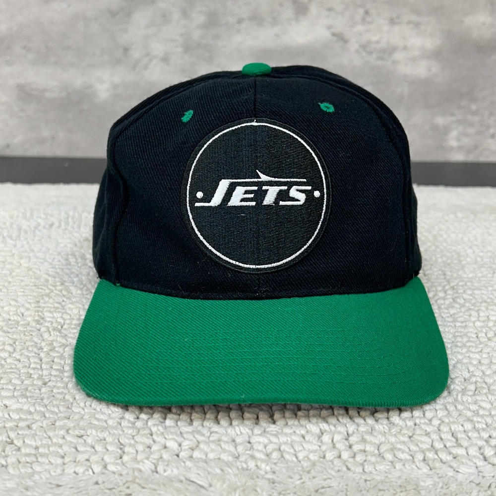 Vintage New York Jets Snapback Hat OSFA Pro Line AJD Two Tone Embroidered Cap